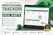 create a professional english or arabic excel tracker