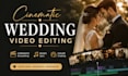 cinematic wedding video editing