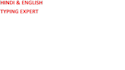 do professional hindi and english typing work