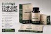 design or redesign print ready eu ppwr aware box, label packaging and tape