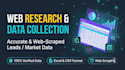 do web research, internet research, and data collection for your business