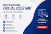 be your professional virtual assistant for data entry and web research