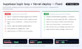 fix your replit supabase app auth and database and deploy it off replit