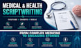 write engaging medical and health youtube scripts