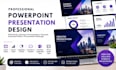 design powerpoint presentation, pptx, pitch deck, keynote and animated slides
