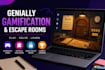 create genially gamification, interactive games and digital escape rooms