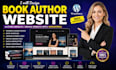 design book author website, author website, ebook website with wordpress