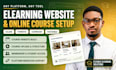 build an elearning website, online course and membership website