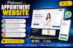 create a professional appointment enquiry website