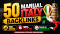 do provide 50 high da manual italy backlinks
