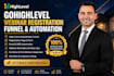 create gohighlevel webinar registration funnel highlevel automation expert