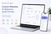 develop custom website saas portal ai website development telemedicine