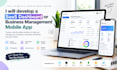 develop a saas dashboard or business management mobile app