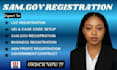 samgov registration uei and cage code sam gov renewal service 8a wosb sam