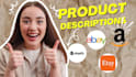 write SEO product descriptions that boost sales for shopify or etsy