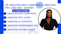amazon ads campaigns, amazon PPC, amazon ebc, amazon ai content, amazon fba
