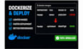 dockerize your app and set up docker compose deployment on your server