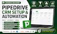 do pipedrive CRM setup sales pipeline and automation