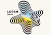 create abstract optical illusion logo for you