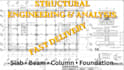 structural engineer slab beam foundation load calculations column analysis etabs