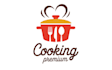 make chef restaurant food culinary cooking logo design