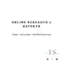 do online research and deliver a clear, organized report