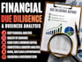 do financial due diligence and business analysis