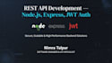 build a secure rest API with jwt authentication