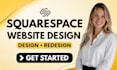 redesign squarespace website design, edit squarespace website development
