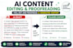 edit and proofread ai generated content