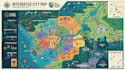 design administrative map, index map, regional map, transit map, railway map