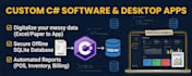 build a custom c sharp desktop aplication and database