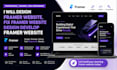 design framer website fix framer website design developer framer website