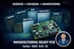 convert your schematic into a pcb layout and gerber files