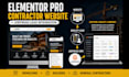 build elementor pro contractor website with jobtread lead integration