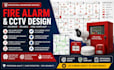 design fire alarm system autocad drawings and cctv layouts