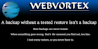 secure your wordpress site with tested backups and restores