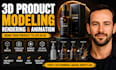 do 3d product modeling, 3d product rendering and 3d product animation