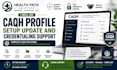 do caqh profile setup update and credentialing support