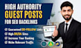 high authority guest post websites for SEO backlinks