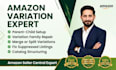 create amazon product listing variation or fix amazon listings