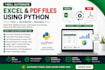 do your excel file automate via python