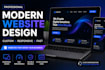 create a modern and professional website