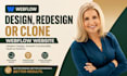 do webflow website design redesign webflow website or clone webflow website