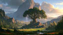 fantasy landscapes, illustration and environment