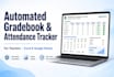 create custom teacher planner gradebook attendance tracker excel google sheet