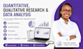 provide quantitative, qualitative research and data analysis services