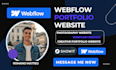 design webflow creative portfolio website webflow agency photographer website