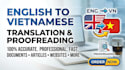 translation and proofreading english to vietnamese