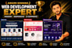 develop, fix and maintain your website with python flask